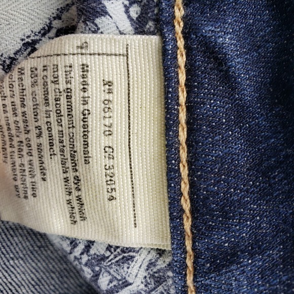 Pilcro and the Letterpress Stet 28x29 Jeans Women's 27 Skinny Dark Wash Blue - Picture 8 of 12